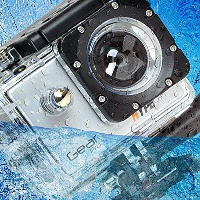 Alt view image 4 of 5 - Gear Pro Sports Action 4K Hype Cam - Ultra HD Wi-Fi Action Camera, Silver (GDV485SL)