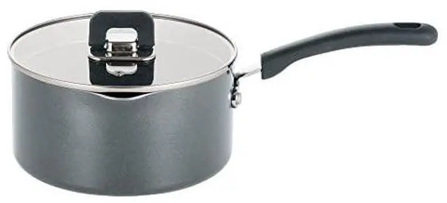Main image of NutriChef Saucepan Pot with Lid-Non-Stick Stylish Kitchen Cookware with Foldable Knob, 1.5 Quart, Works with Model: NCCWSTKGRY (Gray), One Size
