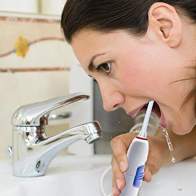 Alt view image 5 of 7 - PyleHealth Dental Floss Water Flosser,UltraClean Floss Irrigation System,Waterpik,Bathroom Accessories,Adjustable Water Pressure,Lab Tested,Handheld Mouth Wash Irrigation System,Nozzle Attachme