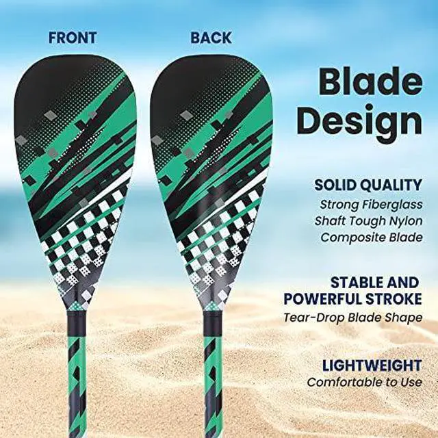 Alt view image 3 of 7 - SereneLife Adjustable SUP Paddle - Adjustable 3-Piece Mix Carbonfiber Paddle, Lightweight & Comfortable to Use, Includes Carrying Bag w/ Zip and Handle, Comfortable Grip & Powerful Stroke