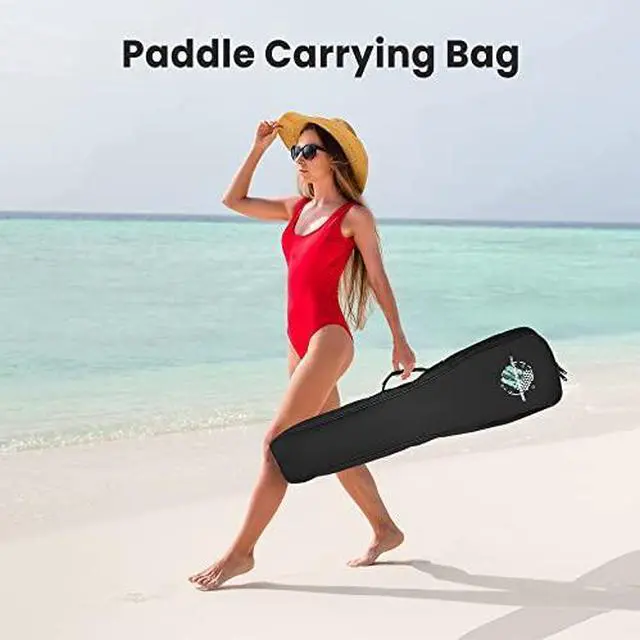 Alt view image 5 of 7 - SereneLife Adjustable SUP Paddle - Adjustable 3-Piece Mix Carbonfiber Paddle, Lightweight & Comfortable to Use, Includes Carrying Bag w/ Zip and Handle, Comfortable Grip & Powerful Stroke