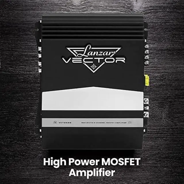Alt view image 7 of 7 - Jovial 2 Channel Car Stereo Amplifier - 36W High Power 2-Channel Audio Sound Auto Small Speaker Amp Box w/MOSFET, Crossover, Bass Boost Control, RCA Input and Line Output