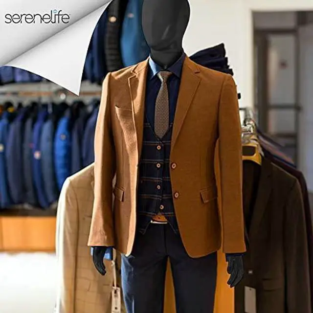 Alt view image 2 of 7 - SereneLife Female Torso Mannequin Display - Sturdy and Durable, Adjustable Dress Form (52-64"), Lightweight, Easy-to-Assemble, Stable Tripod Stand, Smooth Surface for Retail Clothing Display