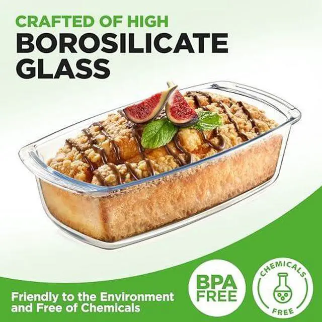 Alt view image 10 of 14 - NutriChef 4-Piece Loaf Pan Set, Non-Stick Bread Loaf Pans with Easy Grip Handles, Heavy Gauge Carbon Steel Bakeware for Baking Bread, Cakes, and Casseroles, 11.61" x 5.98" x 2.56" Inch, Black