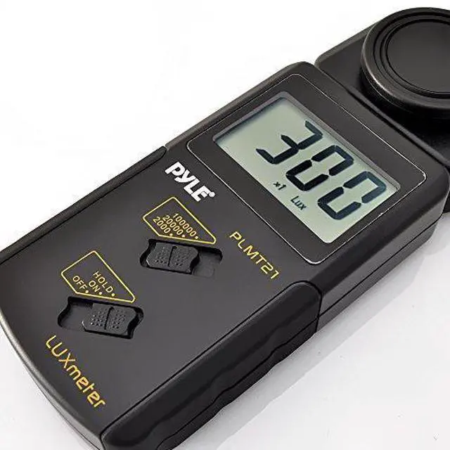 Alt view image 12 of 13 - Pyle Handheld Lux Light Meter Photometer W/ 20,000 Lux range, 2x Per Second Sampling, and Digital Display