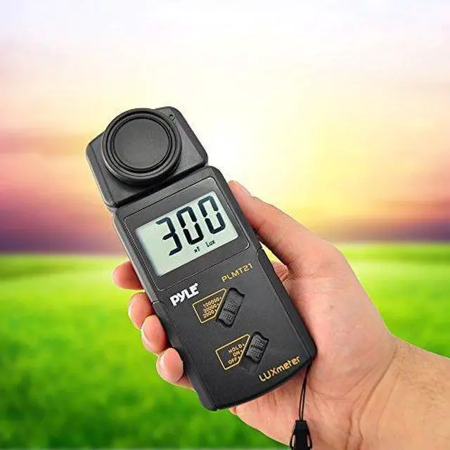 Alt view image 13 of 13 - Pyle Handheld Lux Light Meter Photometer W/ 20,000 Lux range, 2x Per Second Sampling, and Digital Display