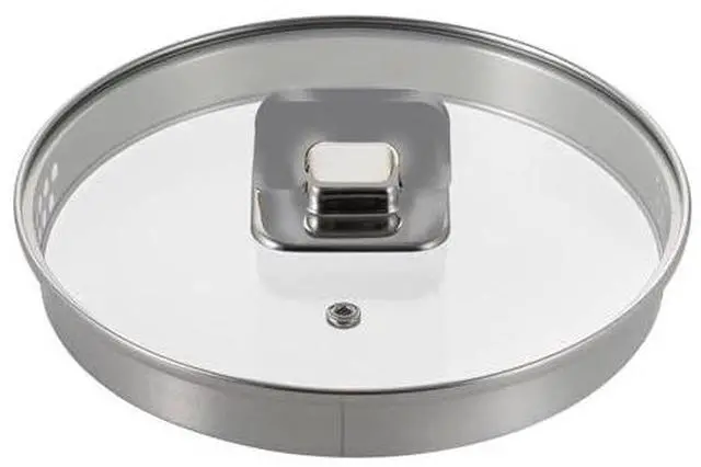 Main image of DANA TRADING 3.1 Quart Saucepan Pot-See-Through Tempered Glass Lids, Works with Model: NCCWSTKGRY (Gray), One Size