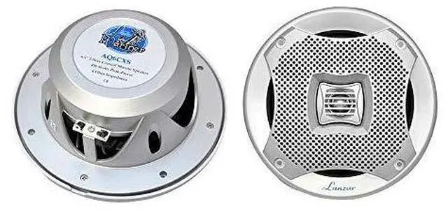 Alt view image 7 of 10 - LANZAR AQ6CXW Lanzar Marine 6.5â€ 2-Way Speakers (White)