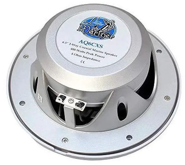 Alt view image 9 of 10 - LANZAR AQ6CXW Lanzar Marine 6.5â€ 2-Way Speakers (White)