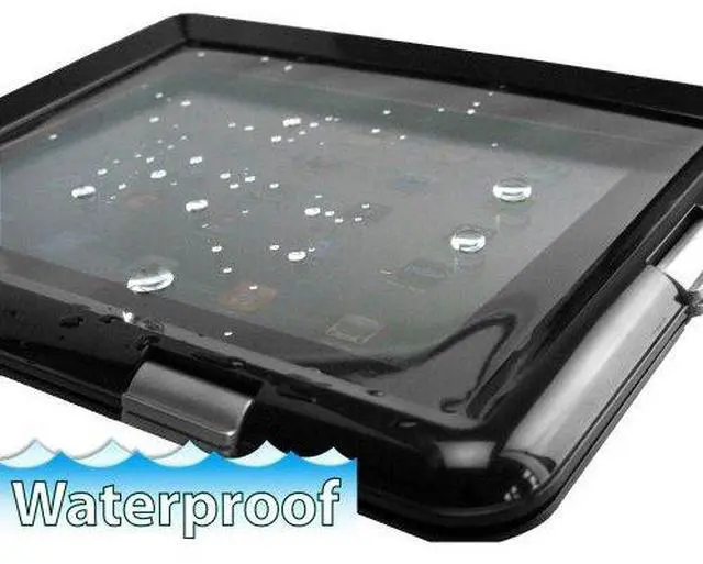 Alt view image 5 of 5 - Pyle PWSIC30 Universal Waterproof Sport Case with Headphone Jack - Fits all iPads and Many Other Tablet PCs and eReaders - Black