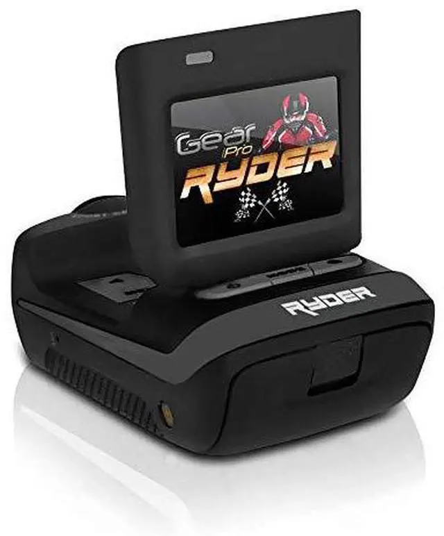 Alt view image 3 of 5 - ryder sports hd action camera  1080p mini camcorder 16 mp anti shaking cam 1.5" screen usb sd card hdmi battery  waterproof case usb cable remote handlebar helmet mount  gearpro gdv785bk black