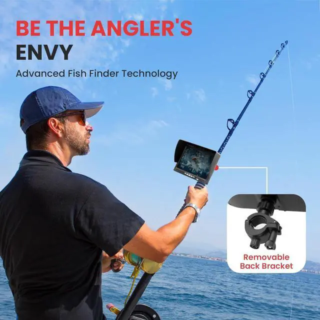 Alt view image 6 of 7 - Pyle 7'' LCD Monitor Underwater Fishing Camera - 1000TVL with DVR Recording - PLMRCDV72WT - White