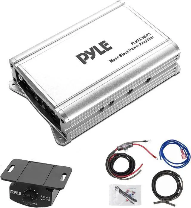 Alt view image 3 of 3 - Pyle Mono-Block Weather Resistant Audio Amplifier System - Class D Compact Design