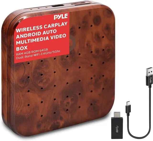 Alt view image 2 of 7 - Pyle Wireless Carplay & Android System iA Box - 4GB RAM 64GB ROM with Screen Mirroring and App Installation