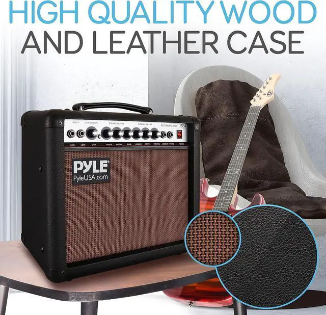Alt view image 5 of 7 - Pyle Electronic Guitar Amplifier - PGTAMPL100