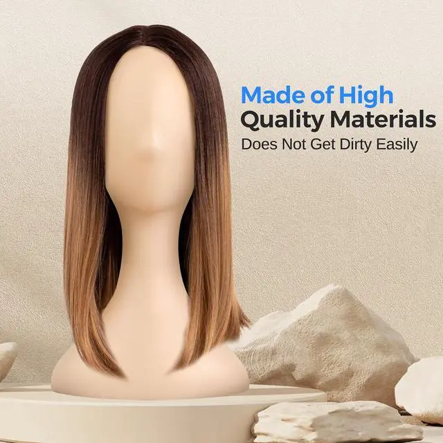 Alt view image 6 of 7 - SereneLife Professional Plastic Mannequin Head - SLMAQHDSK63