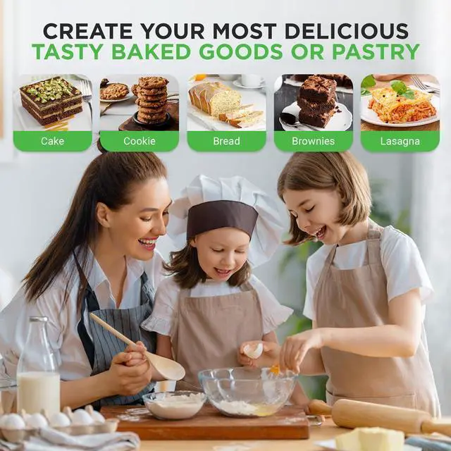 Alt view image 6 of 7 - NutriChef 8-Piece Non-Stick Stackable Carbon Steel Bakeware Set - Purple (NCBKSTK5)