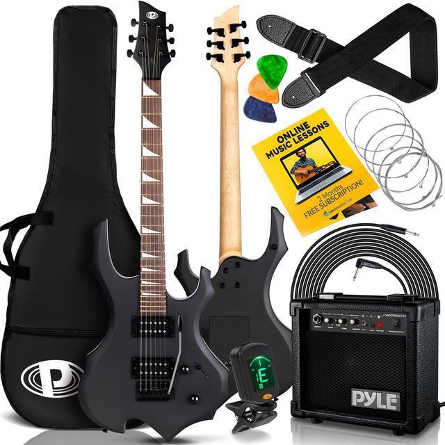 Main image of Pyle 6-String Electric Guitar Kit - Includes Amplifier & Accessory Set (PMGTRKT101)