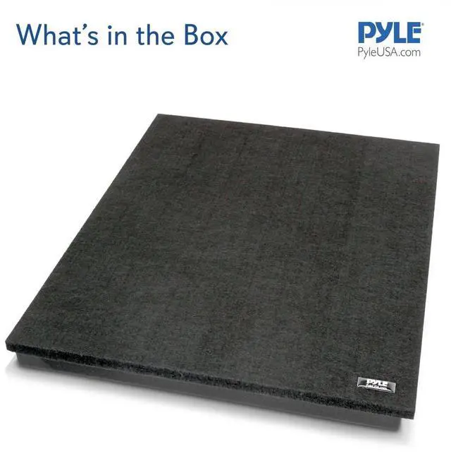 Alt view image 3 of 5 - Pyle Pro Audio PA Speaker Platform Pad - Sound Isolation Absorbing Stage Speaker Platform Base (22.5 x 17.8) - PSI12