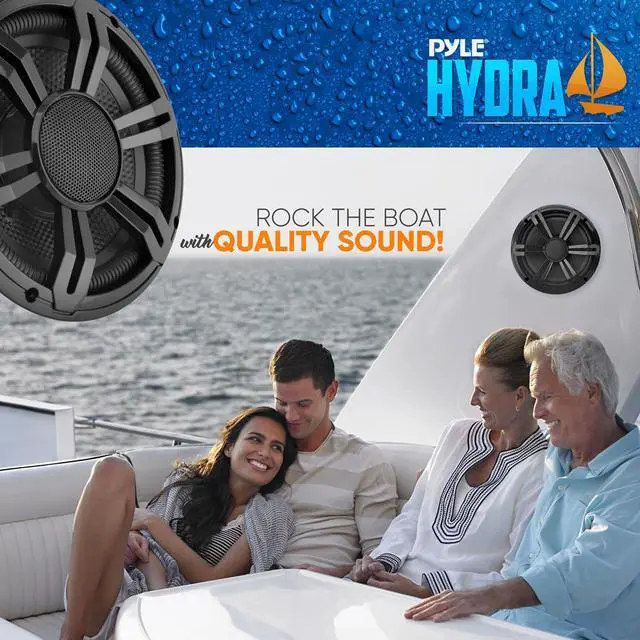 Alt view image 7 of 7 - Pyle 6.5" Slim Waterproof Subwoofer - Black (PLSMRW64BK)