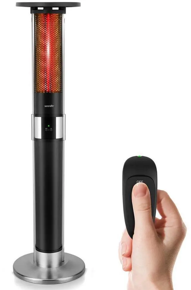 Main image of SereneLife Electric Patio Heater with Remote Control - 1500W (SLOHT44)