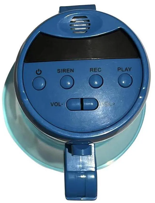 Alt view image 2 of 7 - Pyle 30W Megaphone Siren Bullhorn Speaker  Waterproof, Portable, Adjustable Tone and Volume - PMP36WLT