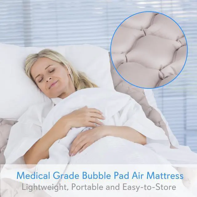 Alt view image 5 of 7 - SereneLife SLAIRMATR45 Hospital Bed Air Mattress, Bubble Pad with Electric Air Pump, Medical Grade
