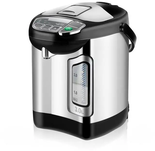 Main image of NutriChef 3L Digital Hot Water Dispenser - Instant Water Boiler, Adjustable Temperature, Auto Dispense Safety Lock (3.17 quarts)
