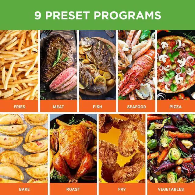 Alt view image 2 of 7 - NutriChef 4.4QT Dual Basket Air Fryer - Customized Digital Display, Electric Oil-Free Cooker with Transparent Window (Black)