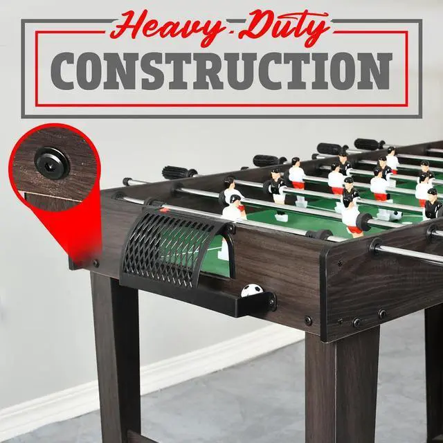 Alt view image 4 of 7 - SereneLife 48'' Competition Sized Foosball Table - Arcade Table Soccer for Home & Game Room with 2 Balls