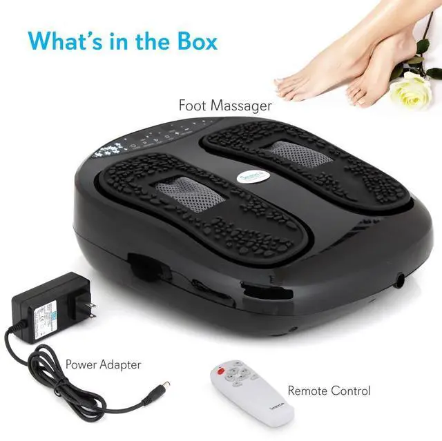 Alt view image 2 of 7 - SereneLife Electric Home Foot Massager - Digital Feet Massaging Machine with Heel, Toe & Calf Massage Therapy