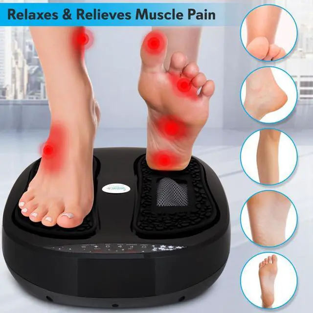 Alt view image 3 of 7 - SereneLife Electric Home Foot Massager - Digital Feet Massaging Machine with Heel, Toe & Calf Massage Therapy