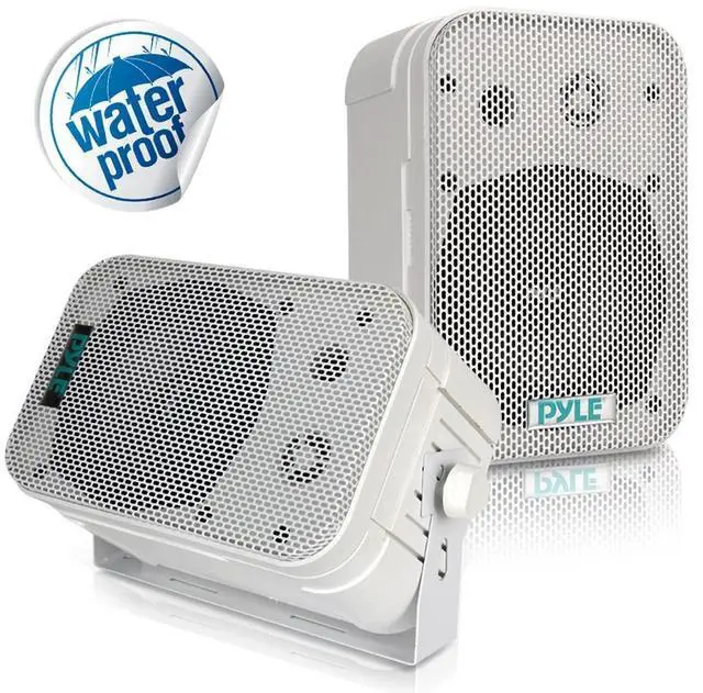 Alt view image 2 of 4 - Pyle PylePro PDWR40W Indoor/Outdoor Speaker - 2-way - 2 Pack - White
