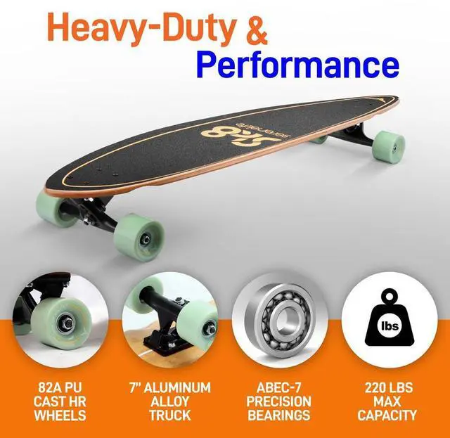 Alt view image 4 of 7 - SereneLife 8'' Canadian Maple Deck Skateboard - Mini Cruiser, Designed for Kids, Teens, and Adults (Green)