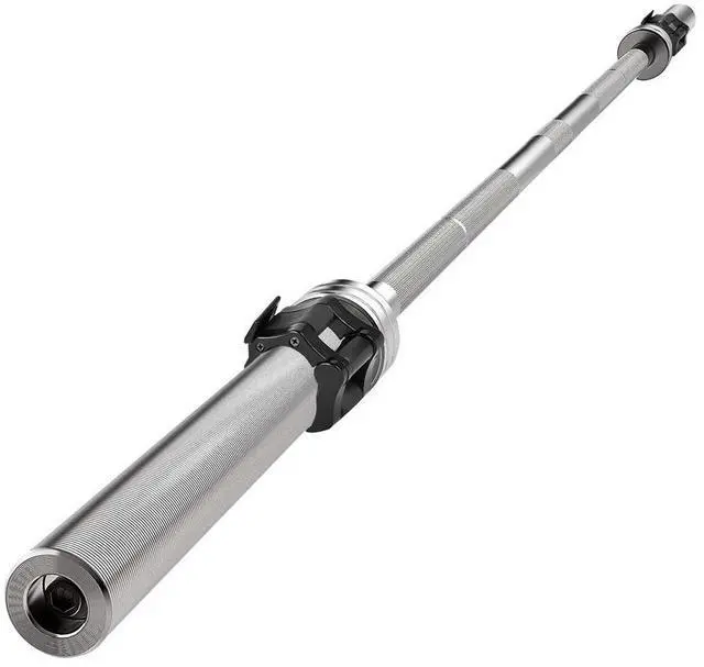 Main image of SereneLife 7-Foot Olympic Barbell Bar - 34.17 lbs Weight Bar for Mens Workout with Plastic Clips