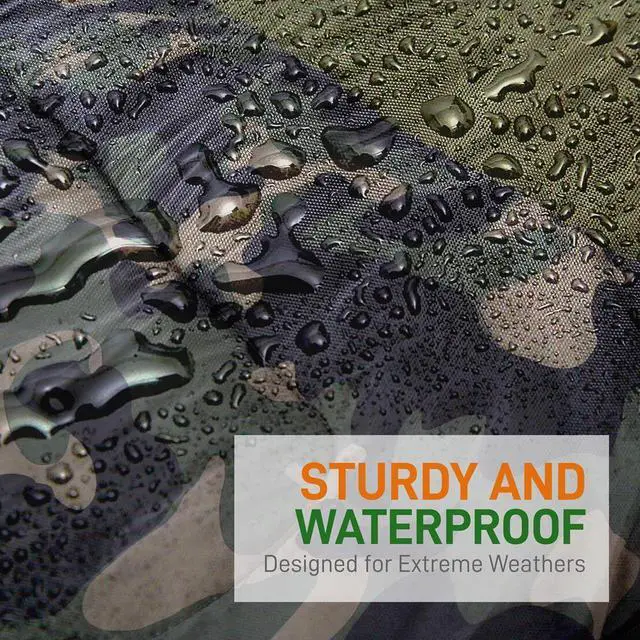 Alt view image 7 of 7 - SereneLife Double Sleeping Bag with Two Pillows, Lightweight & Waterproof, For Camping, Backpacking, Hiking, Includes Carrying Bag  Camouflage