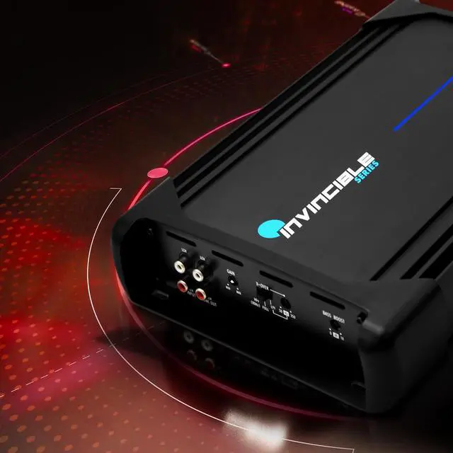 Alt view image 7 of 7 - Pyle Invincible Series 2-Channel Bridgeable MOSFET Amplifier, 2000W Max, High-Current Dual Discrete Drive Stages - INV259A