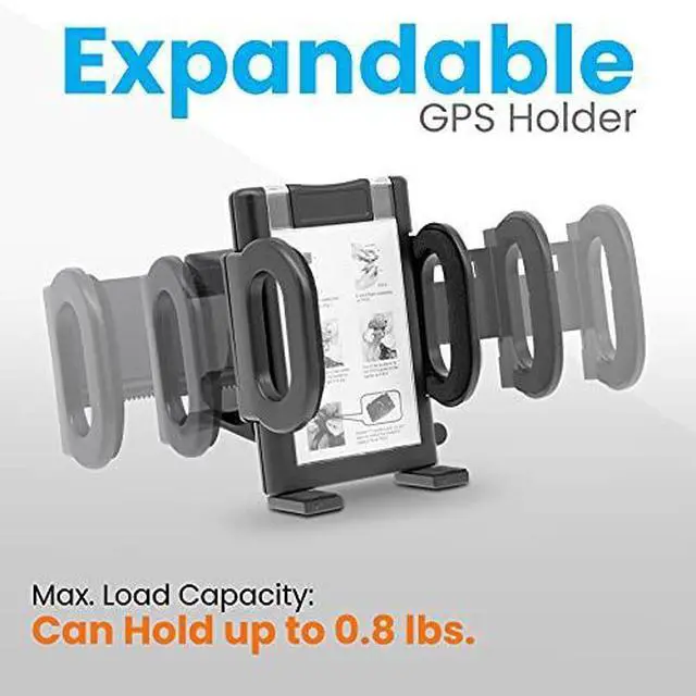 Alt view image 5 of 7 - SereneLife Golf Cart Universal GPS Holder - Golf Cart Accessories Rotating Cell Phone Holder Mount Clip for GPS, PDA and Mobile Devices w/Silicone Clip, Mounting Bracket for Trolley Tube SLGZGPSH