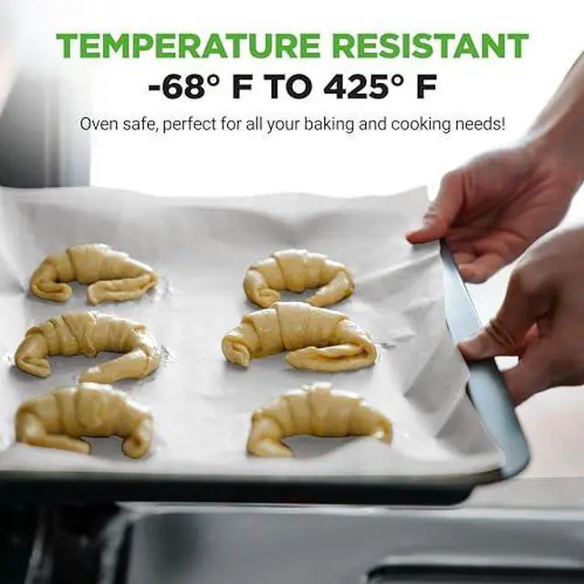 Alt view image 2 of 6 - NutriChef 200 Square Foot Parchment Paper Roll | Heavy Duty Parchment Paper Roll for Baking, Easy to Cut & Non-stick Cooking Paper for Cookies, Air Frying & Grilling | Length & Width 160 FT. x 15 IN