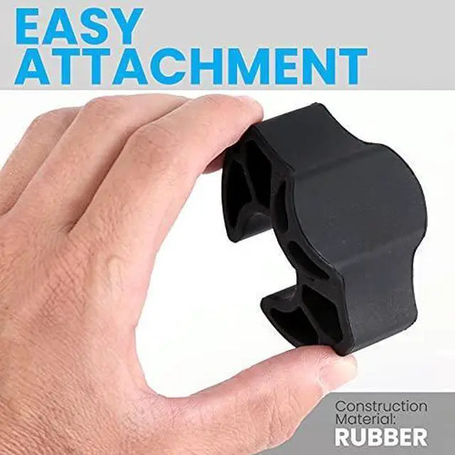 Alt view image 4 of 7 - SereneLife Golf Cart Watch Holder Mount - Universal Silicone Mount for GPS or Standard Sports Watch, Fits Golf Carts with 1-inch Handle Tubing SLGZWHD, Black