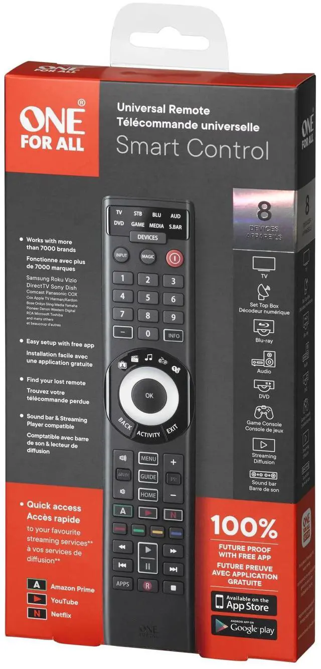 Alt view image 16 of 19 - One For All Smart Control 8 Universal Remote