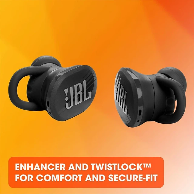 Alt view image 6 of 7 - Endurance Race TWS - Active Sport Earbuds - Black Pure Bass Sound, Up to 30 hours of battery life, Enhancer and Twistlock design support your active lifestyle