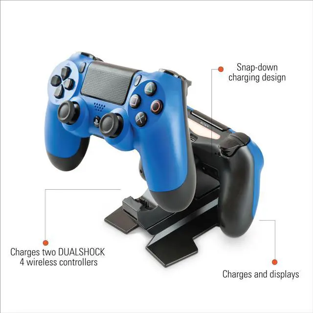Alt view image 16 of 16 - Power A CPFA141325 DualShock 4 Controller Charging Station for PlayStation 4