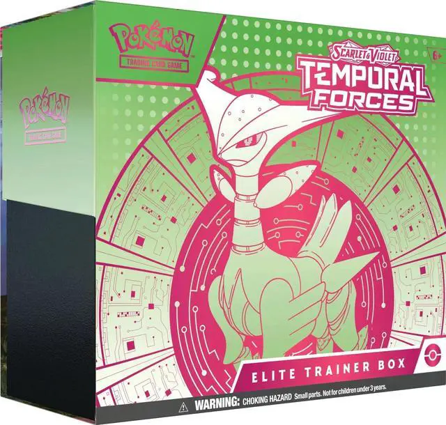 Alt view image 3 of 3 - Pokemon TCG Scarlet and Violet Temporal Forces Elite Trainer Box One Random ETB