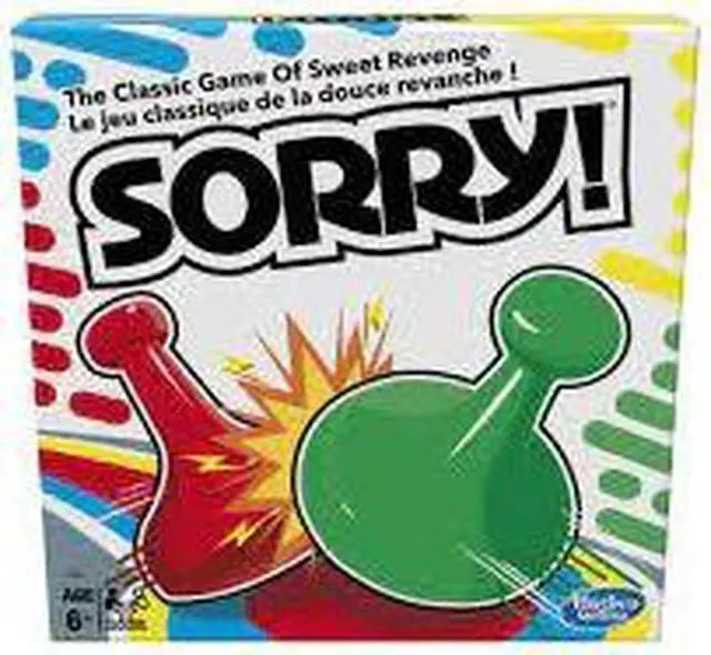 Alt view image 6 of 6 - Hasbro A5065 Sorry! The Board Game Classic