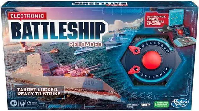 Alt view image 6 of 6 - Hasbro F7565 Electronic Battleship Board Game
