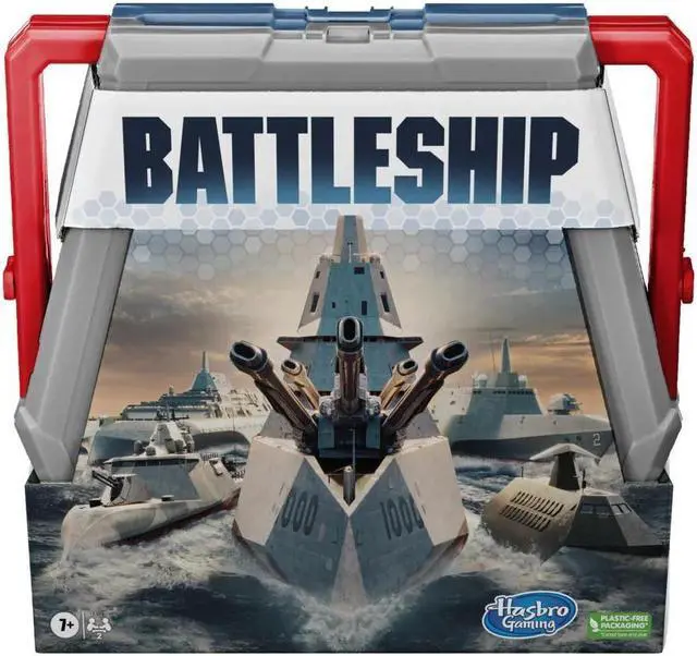 Alt view image 8 of 8 - F4527 Hasbro Gaming Battleship Classic Board Game, Strategy Game for Kids Ages 7 and Up, Fun Kids Game for 2 Players