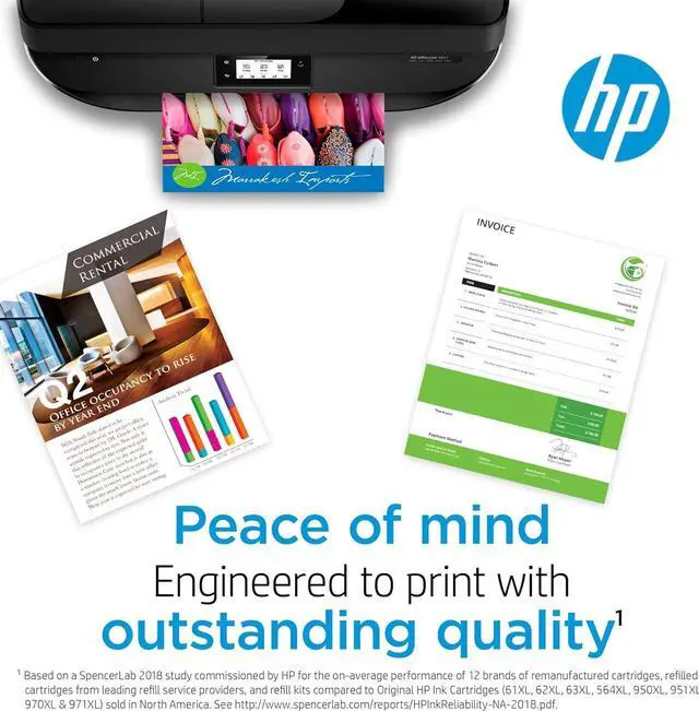 Alt view image 3 of 7 - HP 67 Black, Tri-color Ink Cartridges (3-pack) | Works with DeskJet 1255, 2700, 4100 Series, ENVY 6000, 6400 Series