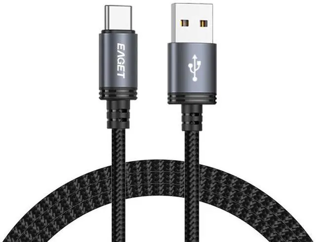 Main image of EAGET EU404 6ft USB C Cable Superspeed USB 2.0 A to USB C Android Auto Cable, Fast Charging & Data Transfer Type C Charger Cord for iPhone 16/15 CarPlay Galaxy S24/S23/S22/S21 2m