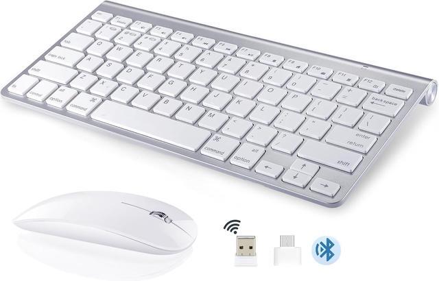 Main image of Wireless Keyboard and Mouse for Mac Bluetooth USB C Compatible with Apple MacBook Air Pro iMac Ipad and Windows Laptops Android Tablets
